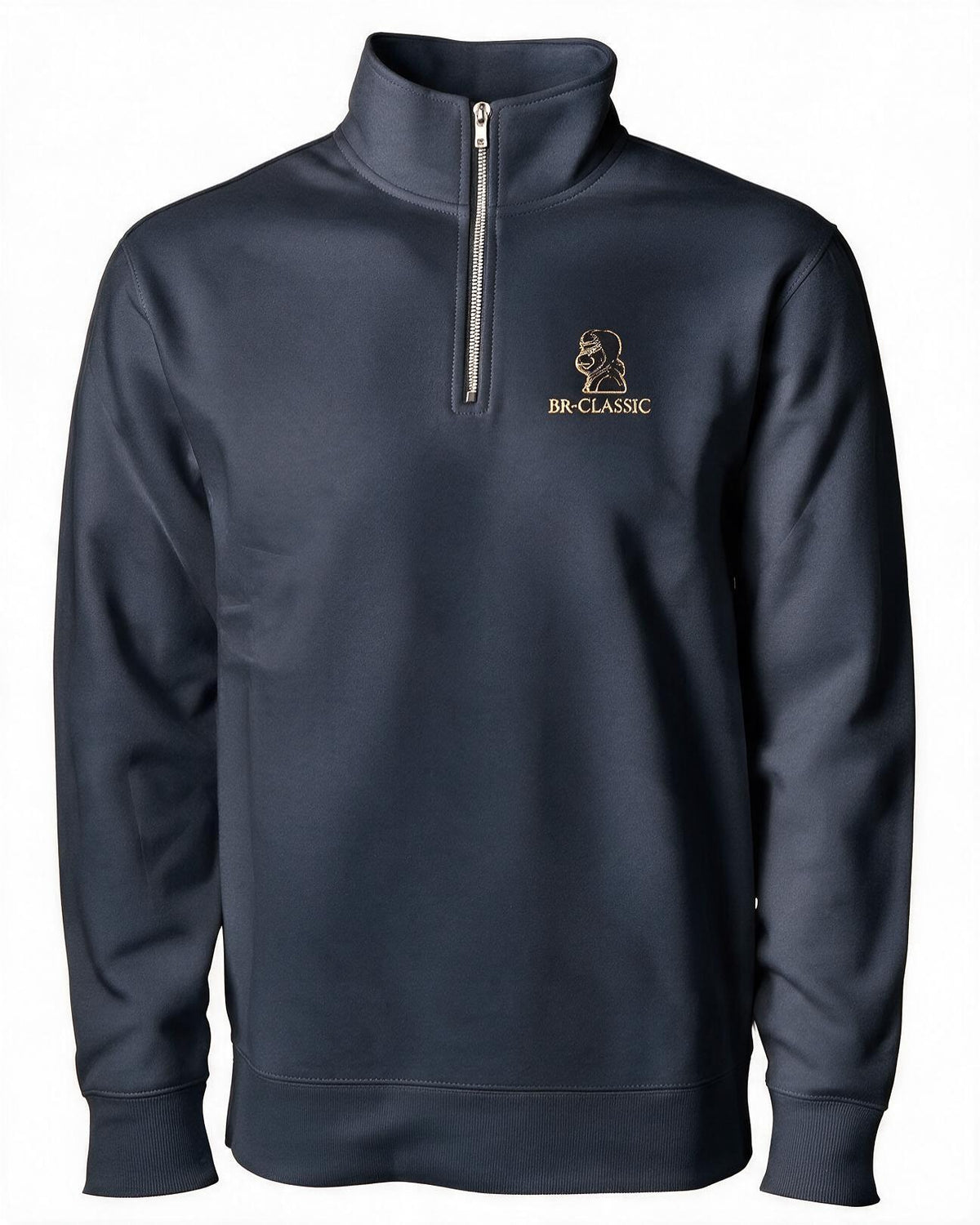 Classic Quarter-Zip Mockneck Sweatshirt