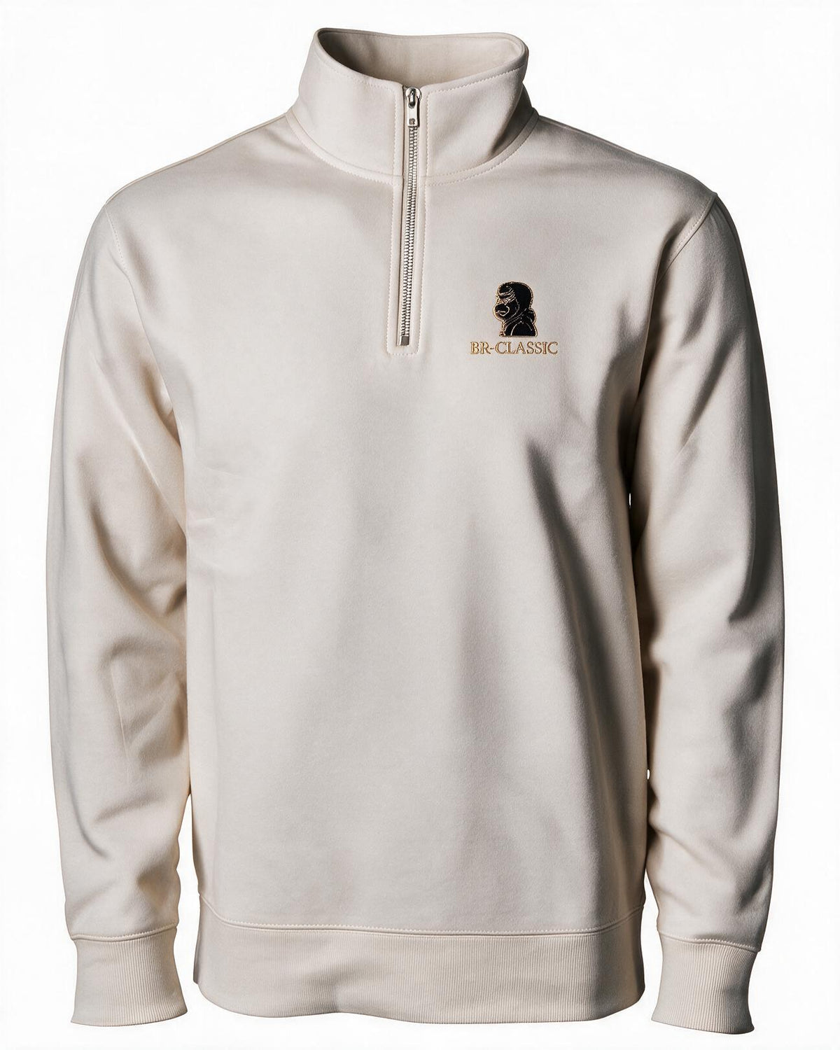 Classic Quarter-Zip Mockneck Sweatshirt