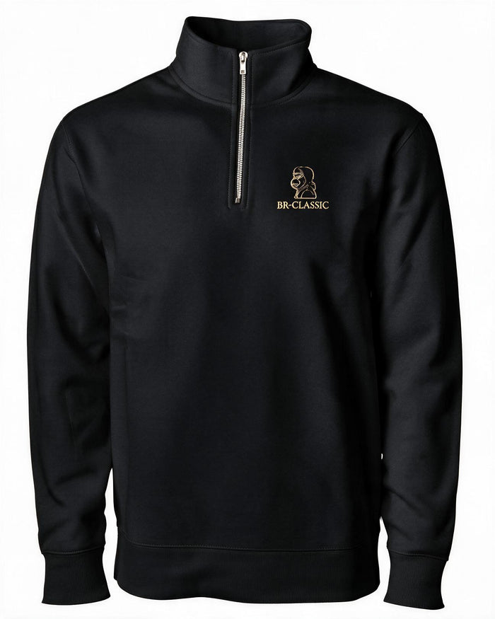 Classic Quarter-Zip Mockneck Sweatshirt